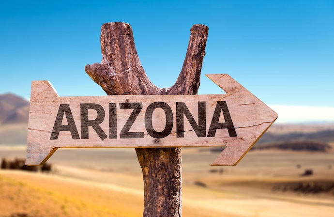 Arizona signpost