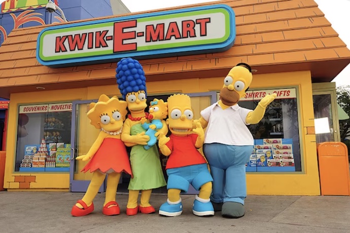 meeting the Simpsons