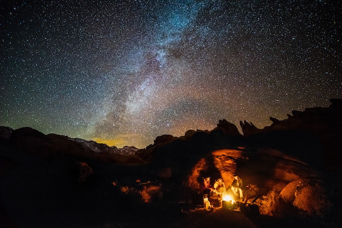 stargazing camping