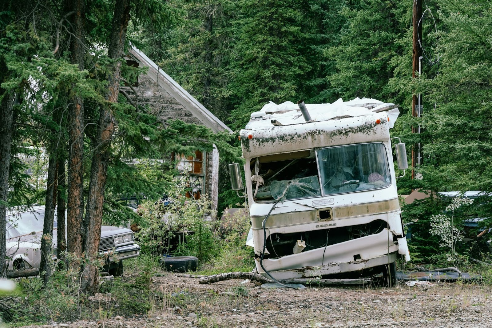 RV after accident