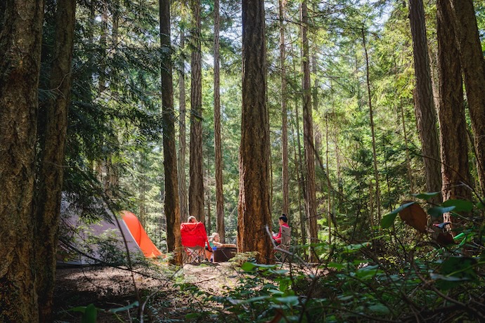 Family camping