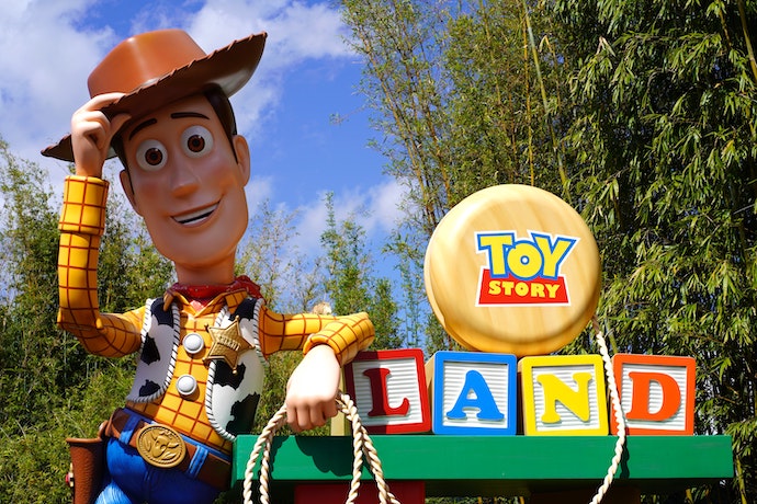 woody from Toy Story  tips his hat
