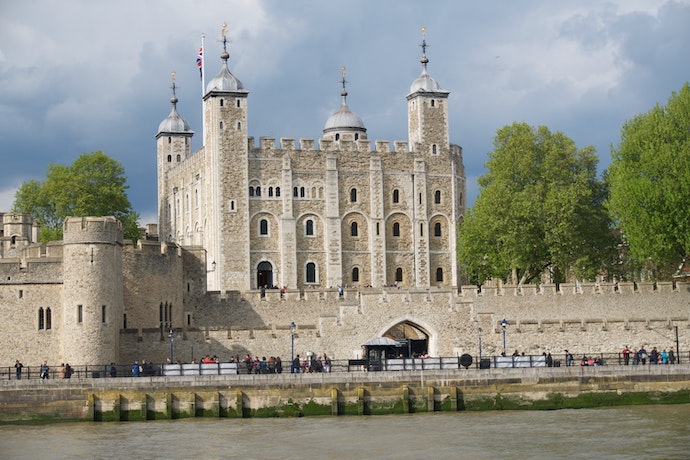 Exterior shot of Tower Of London