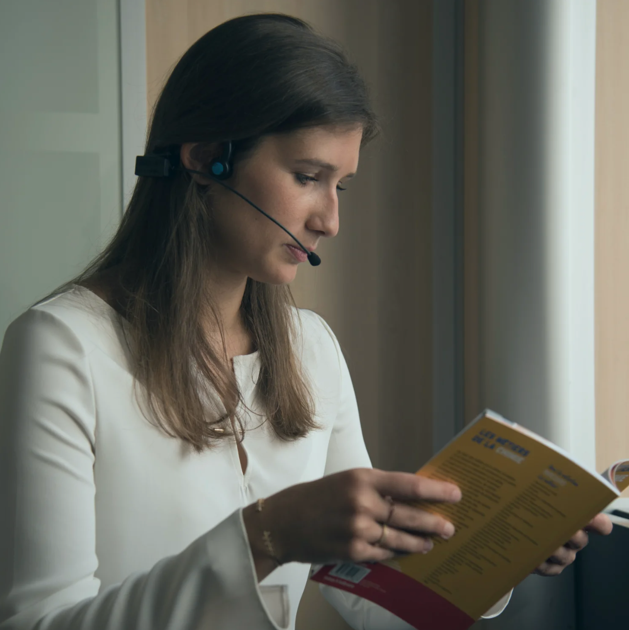 woman reading