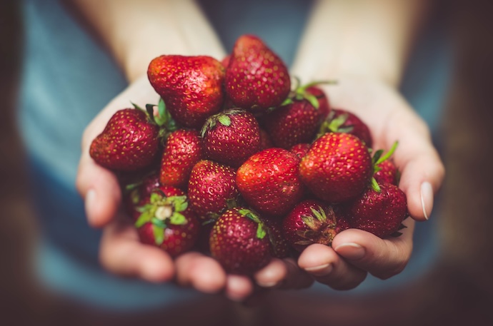 healthy strawberrys