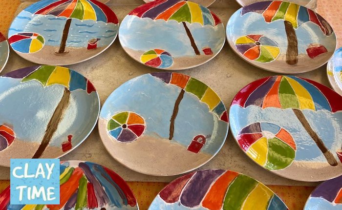 claytime pottery plates