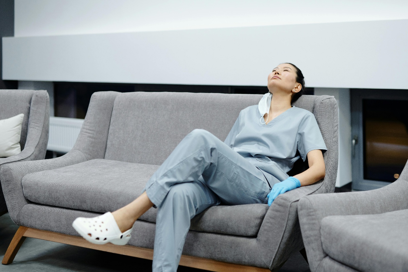 Nurse rests