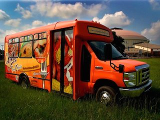 Louisiana tour bus
