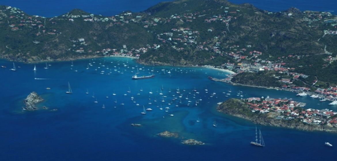 St Kitts aerial view