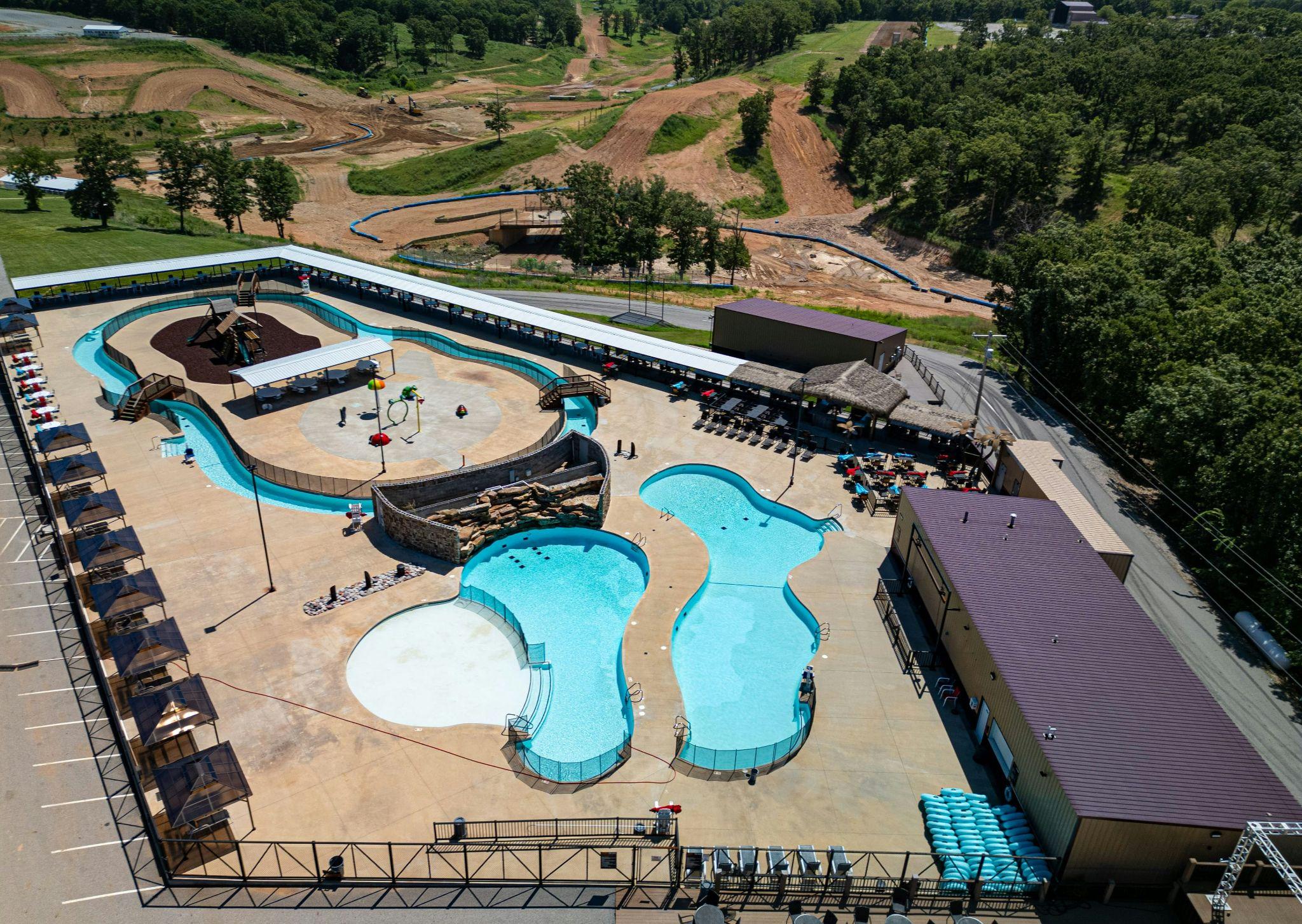 Outdoor water park