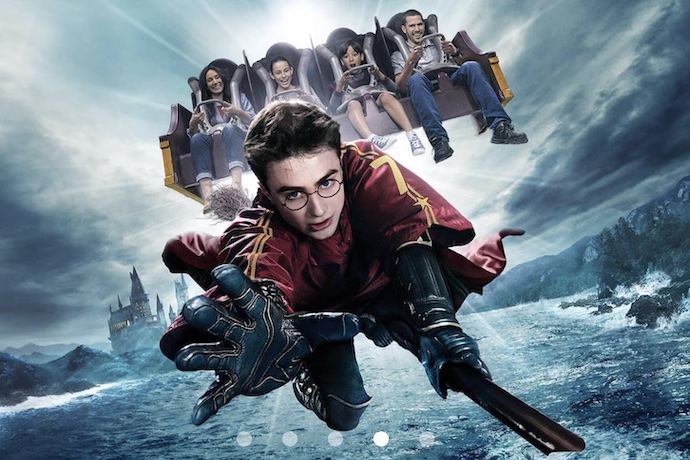 Harry potter ride poster