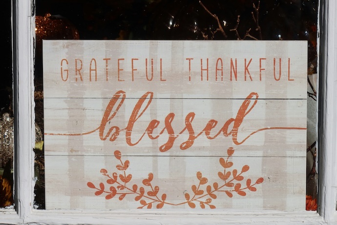 Grateful sign