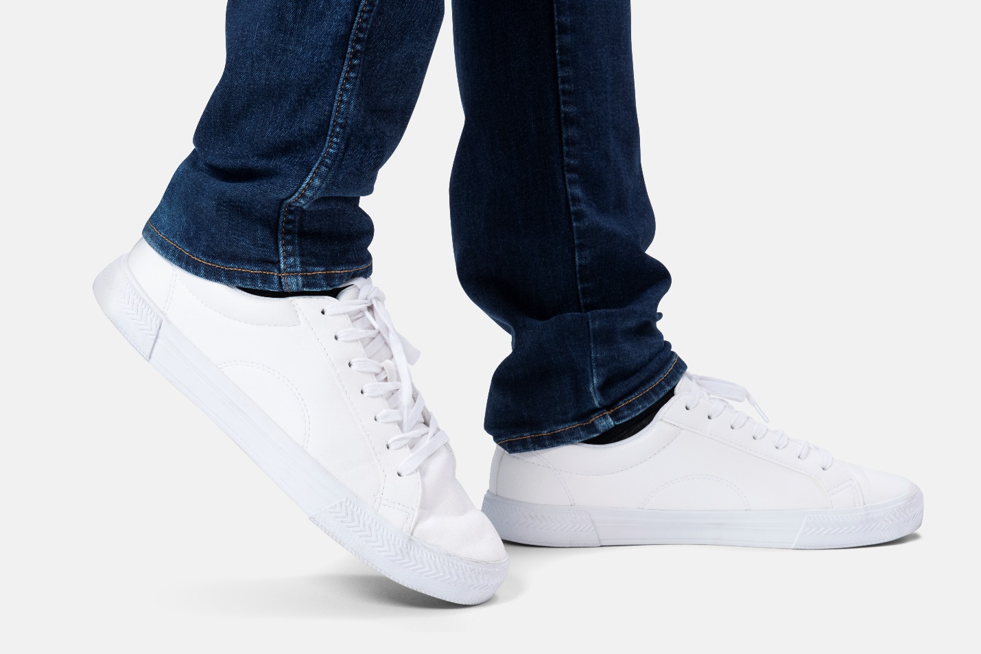 white sneakers