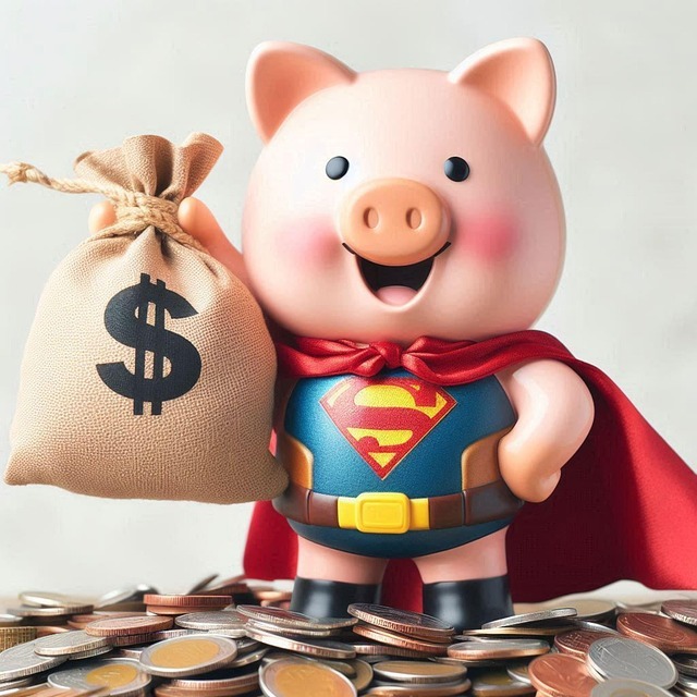 pig with moneybags