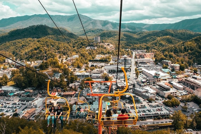 Pigeon Forge cable car