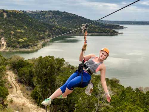 lake travis zipline adventure austin texas fun for active kids