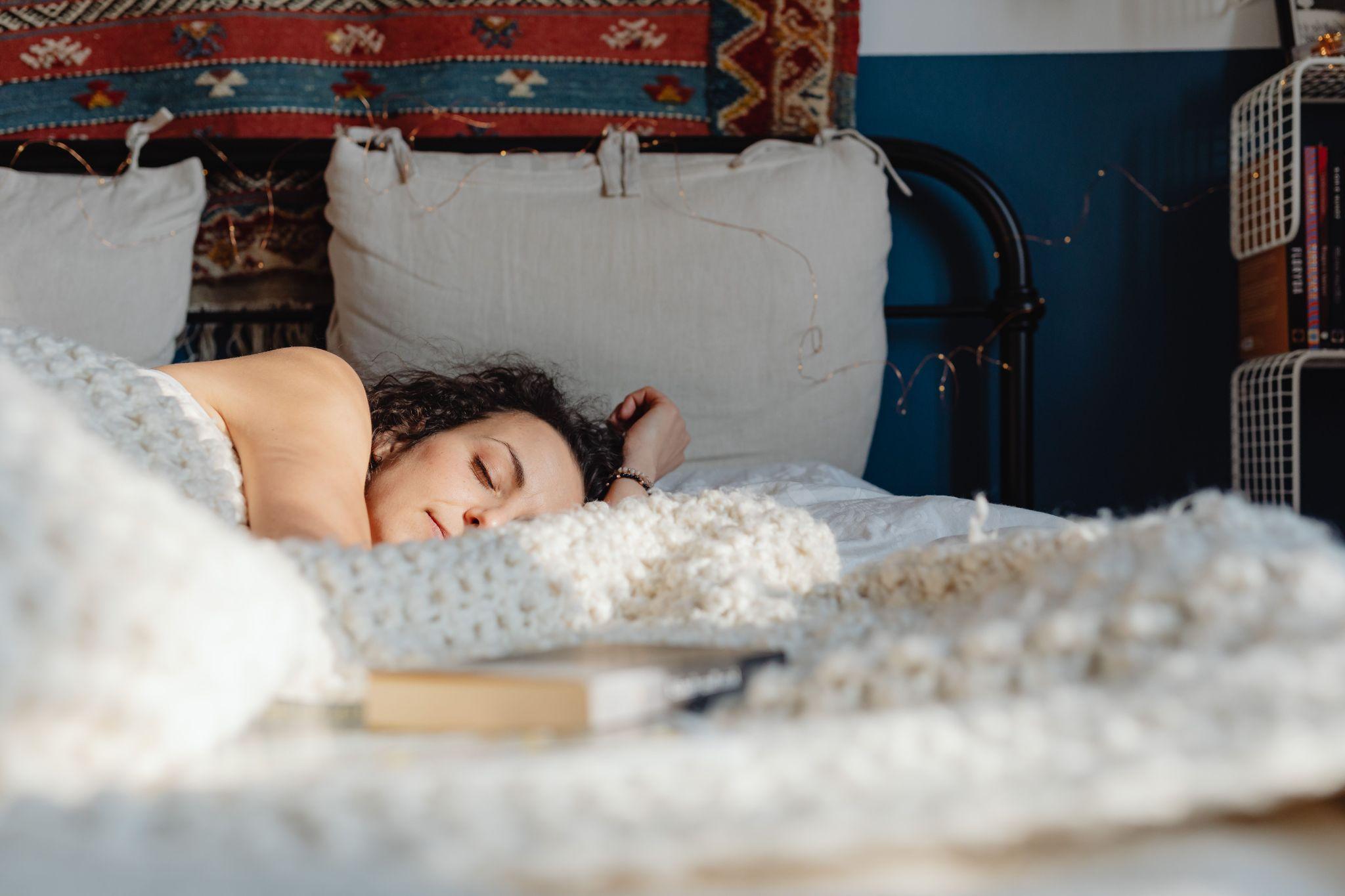 woman sleeping