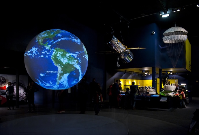 Space exhibit at museum