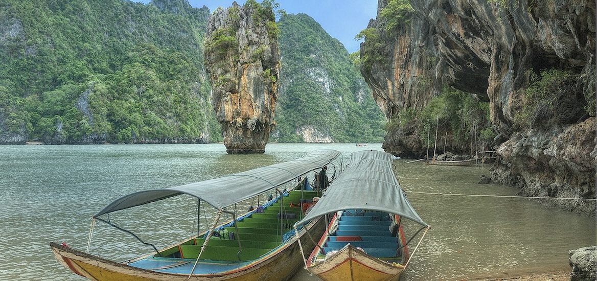 Longtail boats in Thailand