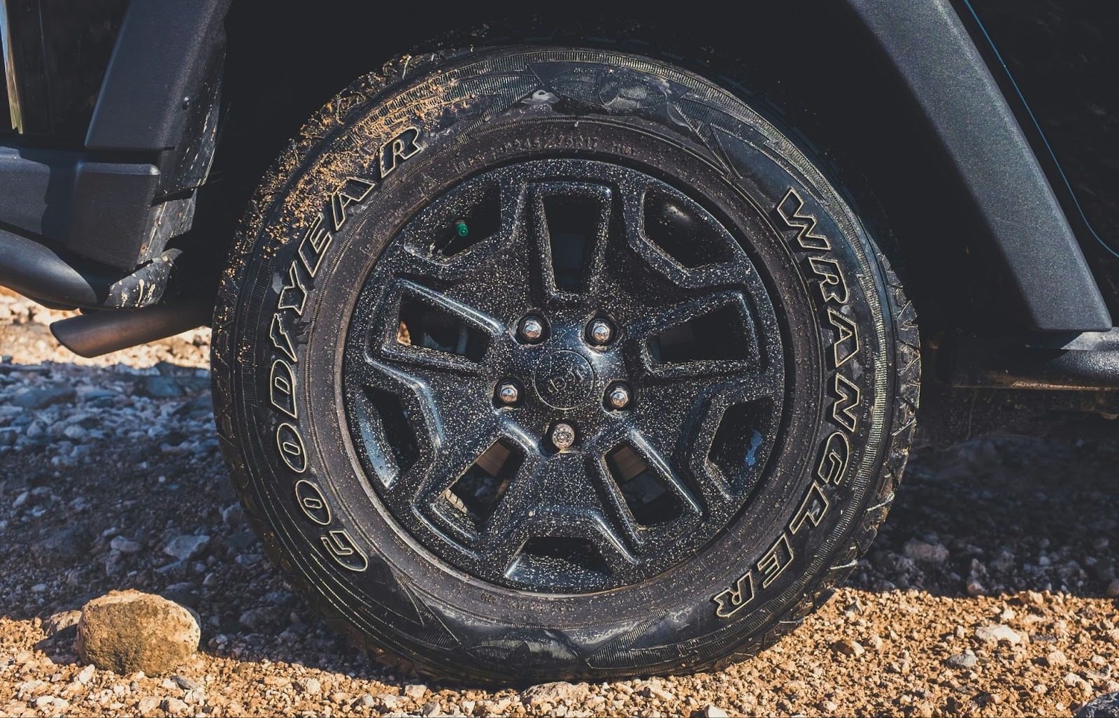 RV Tyre close up