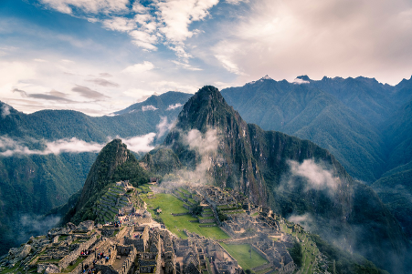 view of Machu Pichu