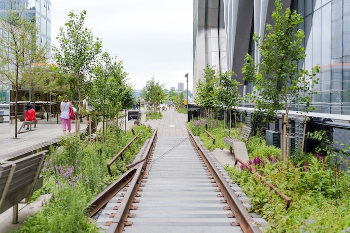 The High Line in New Tork City
