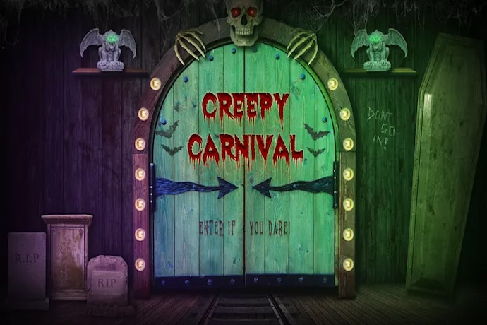 Creepy Carnival escape room at Houdinis