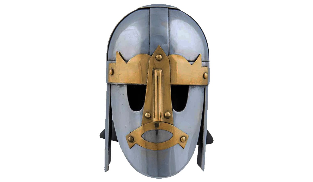 Mini replica Sutton Hoo helmet, Anglo-Saxon treasure