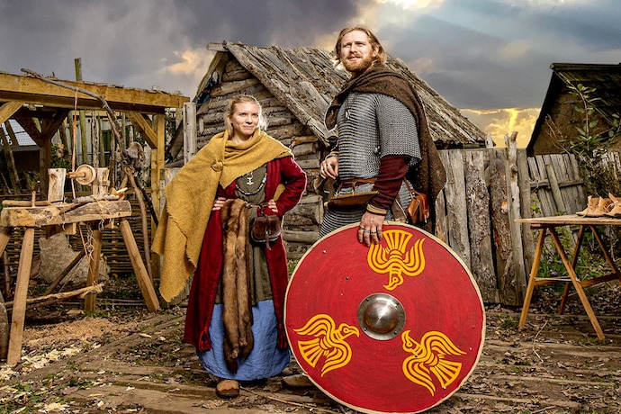 Vikings on display at The Jorvik Viking Centre