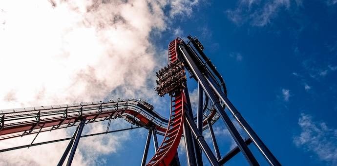 Six Flags Rollercoaster