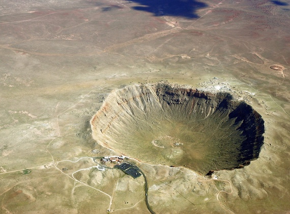 Meteor crater 