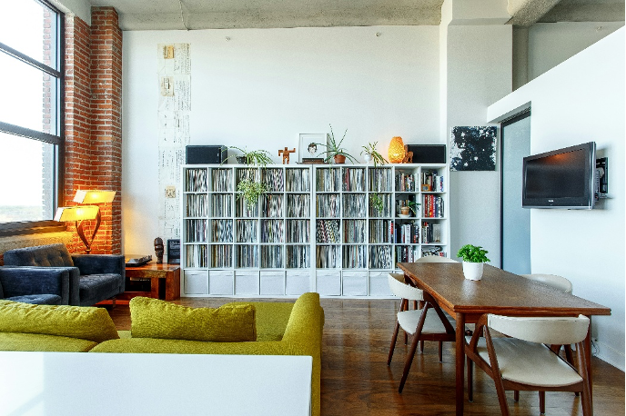 open plan lounge