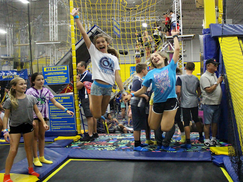 planet air sports in Florida is great fun for active kids trampoline zip lines and climbing walls!