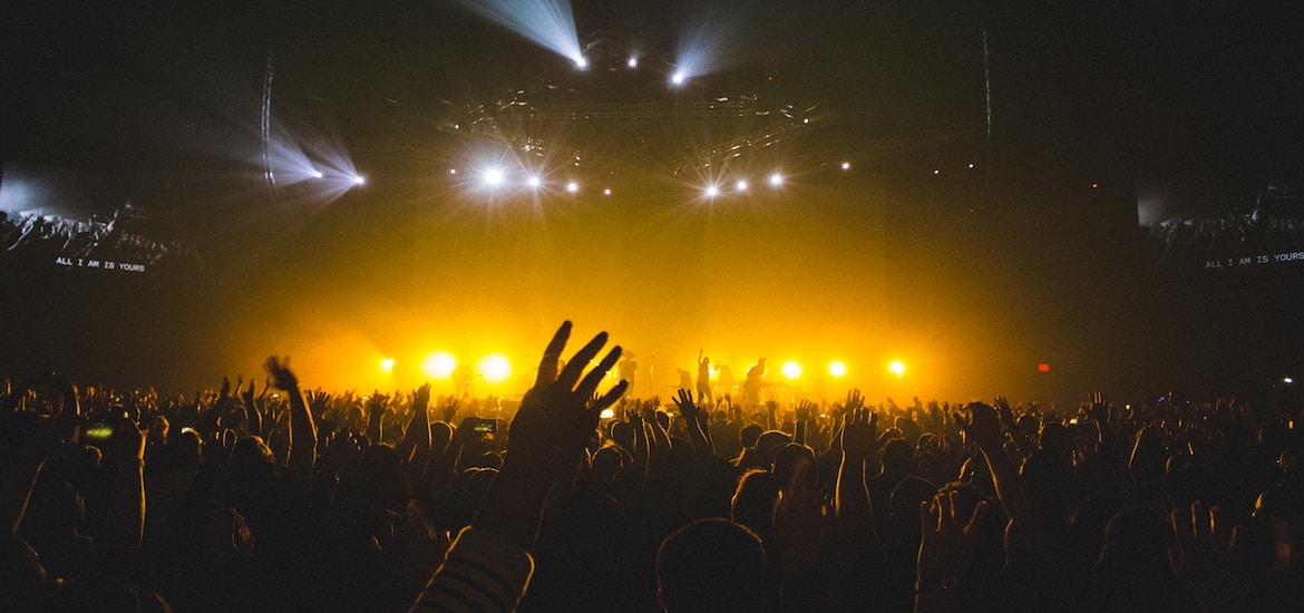 hands in the air live music concert family days out 