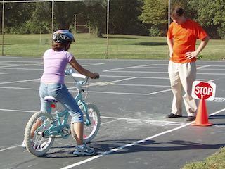Bicycle safety town 