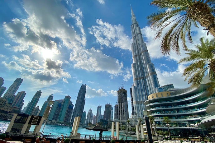 The Burj Khalifa in Dubai