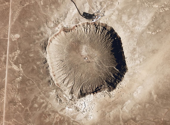 Meteor crater 