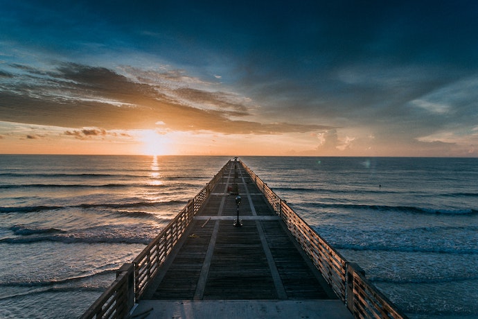 A Florida beach pier