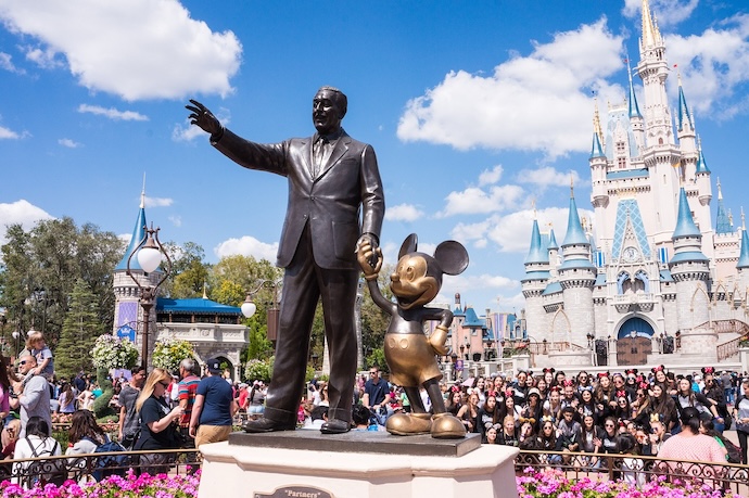disney world florida statue of Roy Disney