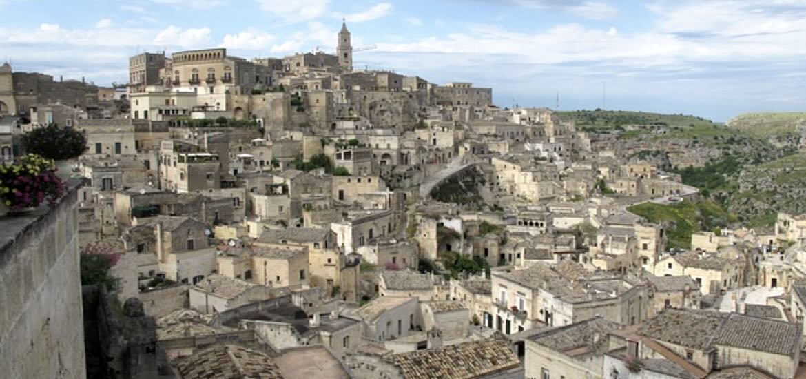 A view of a village in Puglia