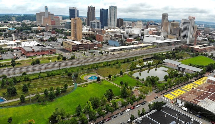 Hang Out in Railroad Park!