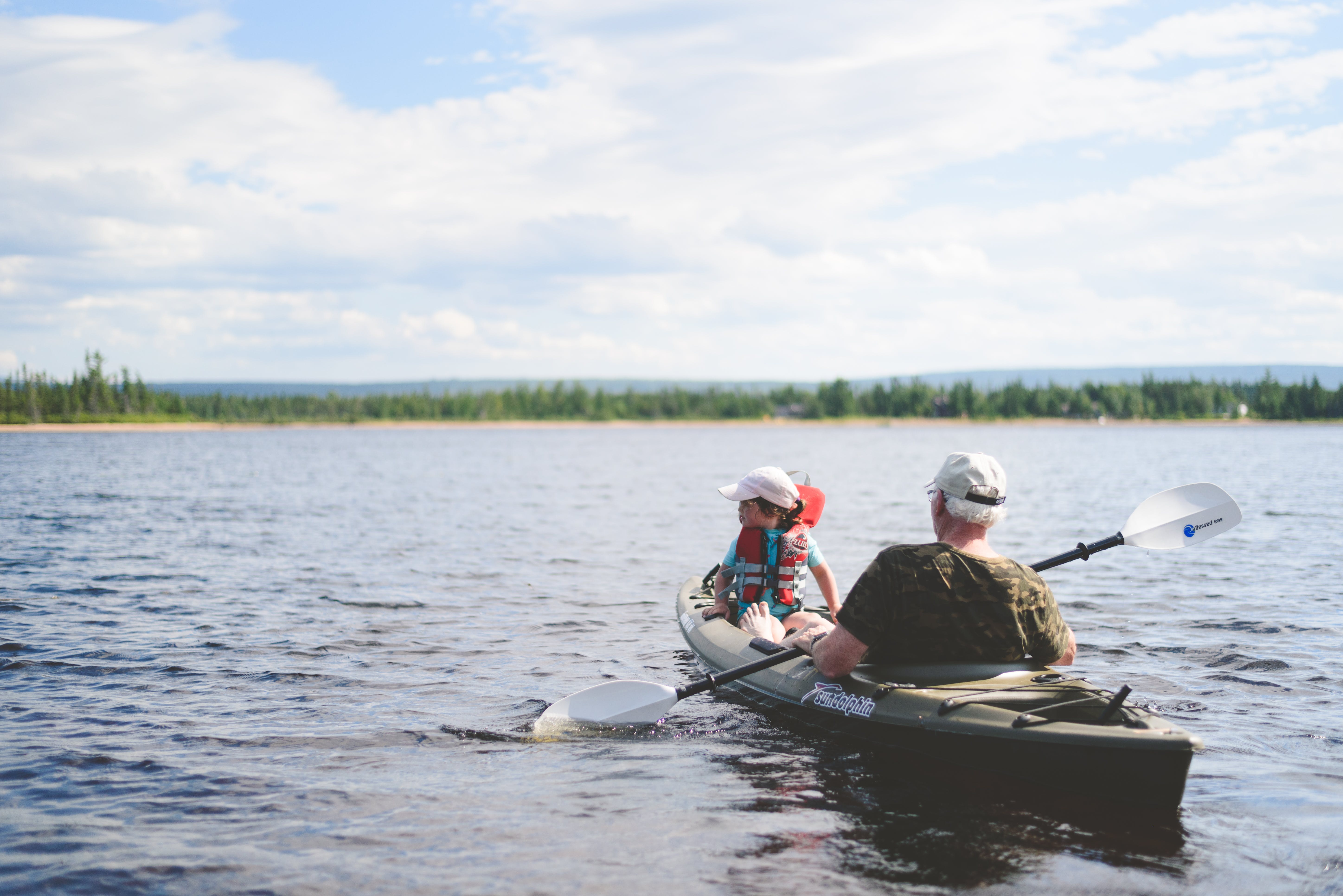 kayaking-on-water