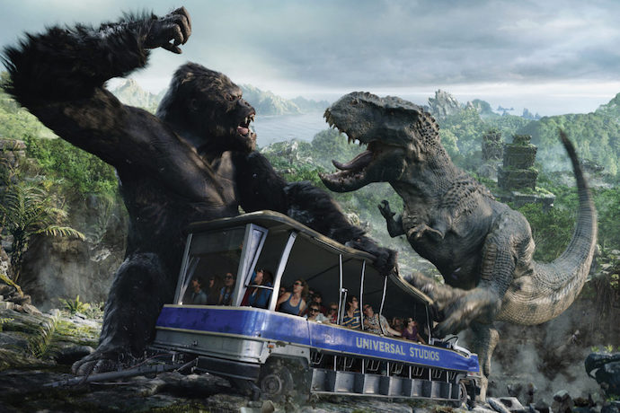 King Kong 3D the ride