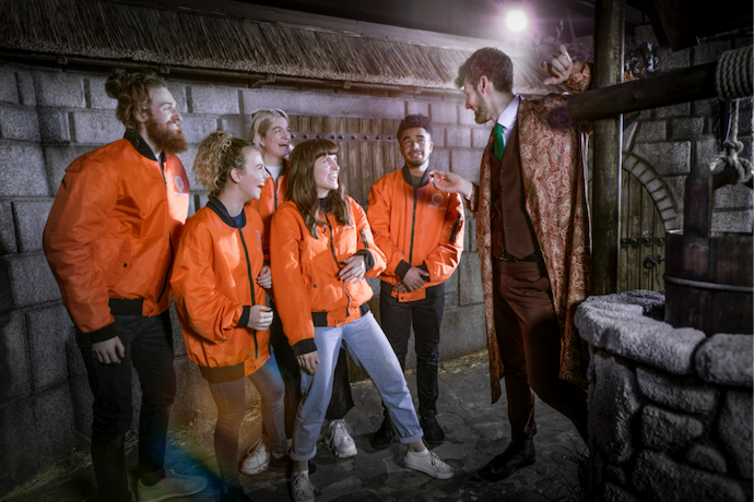 Medieval zone at Crystal Maze Experience