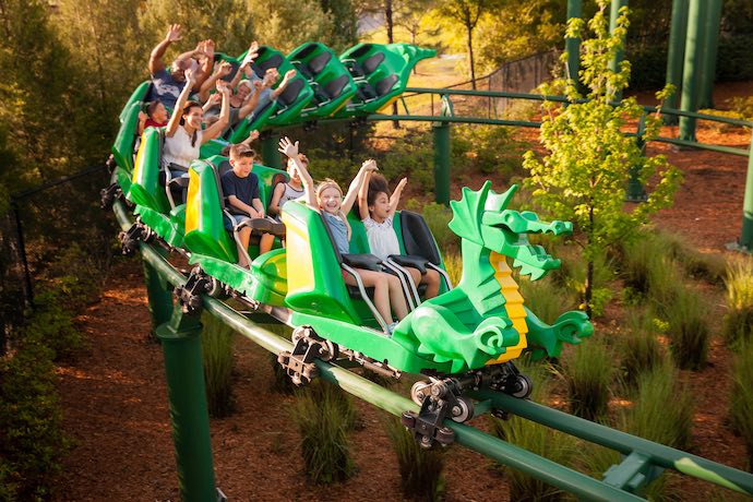 Dragon Rollercoaster at Legoland