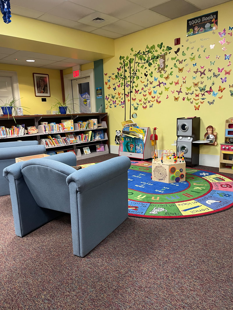 colorful rug and toys in children's area