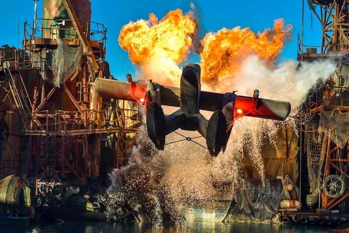 Stunt Show At Universal Studios Hollywood