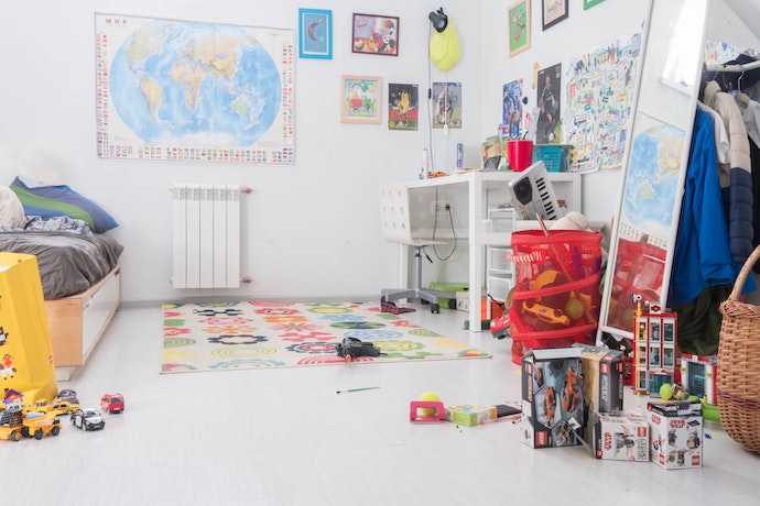 a tidy kids bedroom