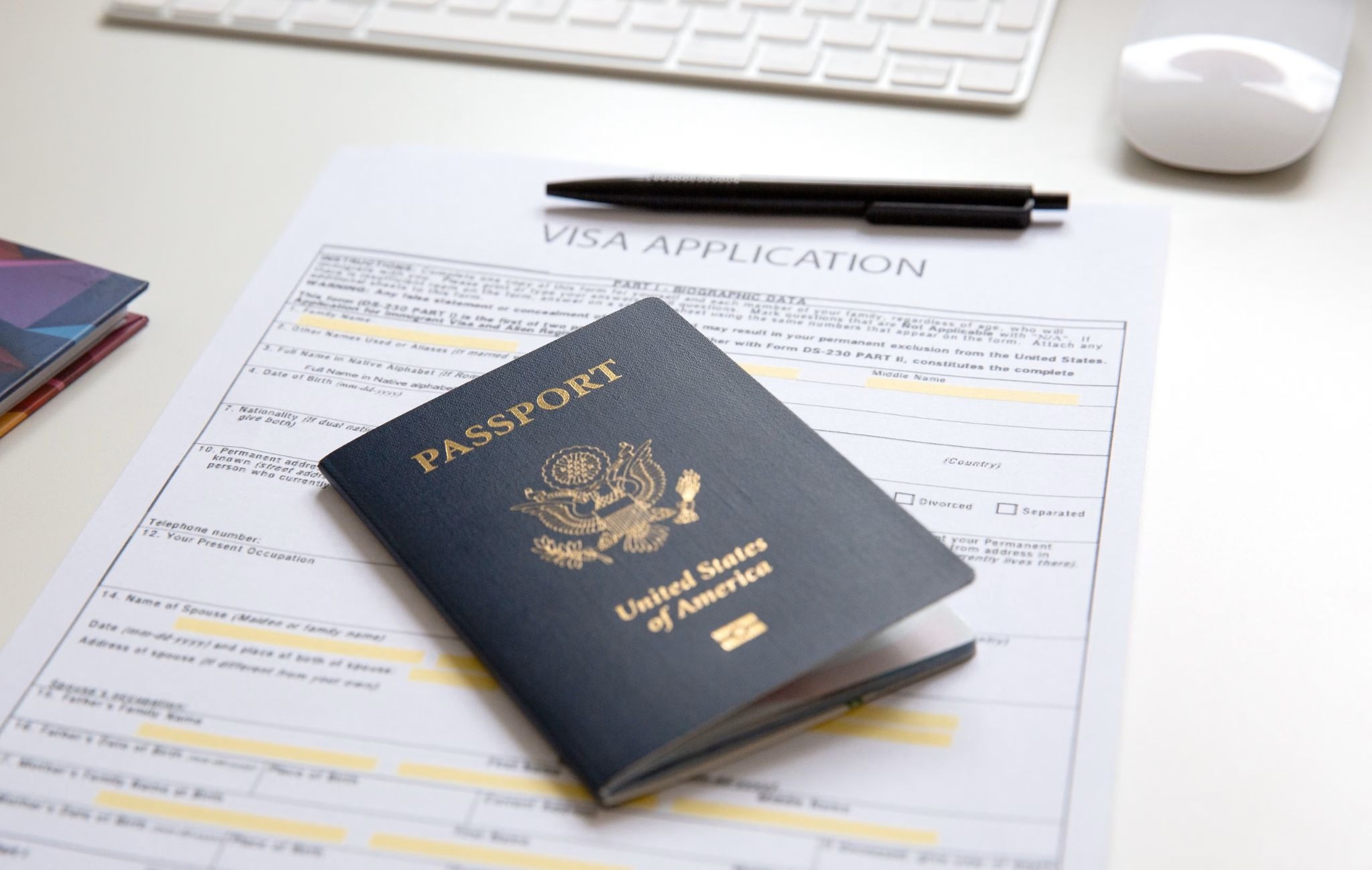 passport and documents