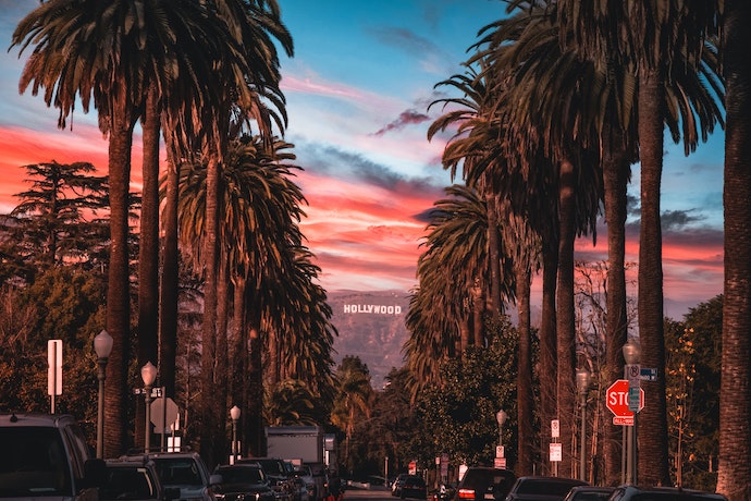 Los Angeles At Sunset